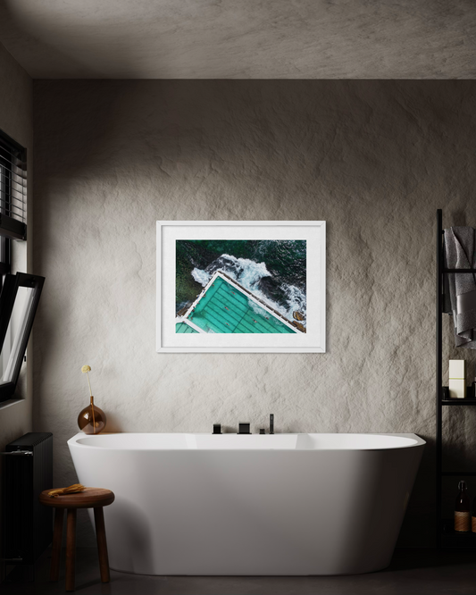 Bondi Icebergs – Aerial Fine Art Print