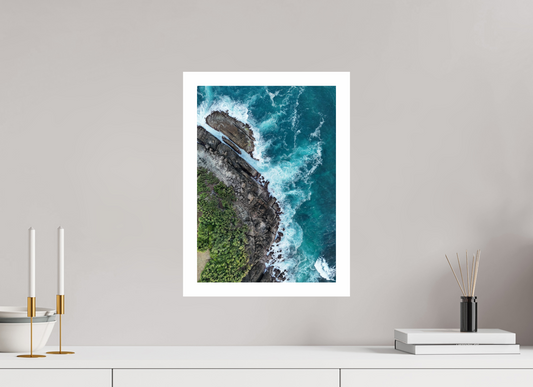 DIN A3 (29,7 x 42 cm), Fine Art Pearl A3 3cm Border Bukit Merese I – Emerald Cliffs