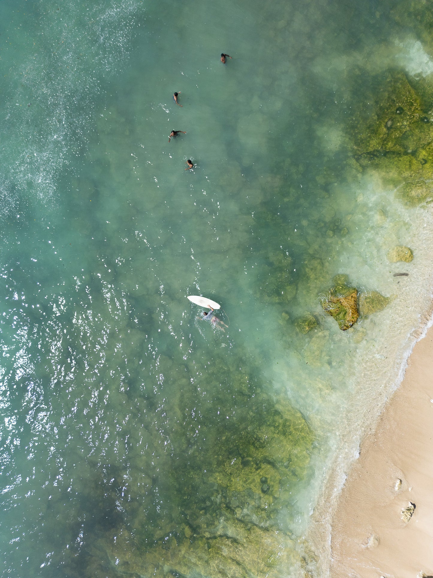 Bingin Beach – Paddling Out Fine Art Print