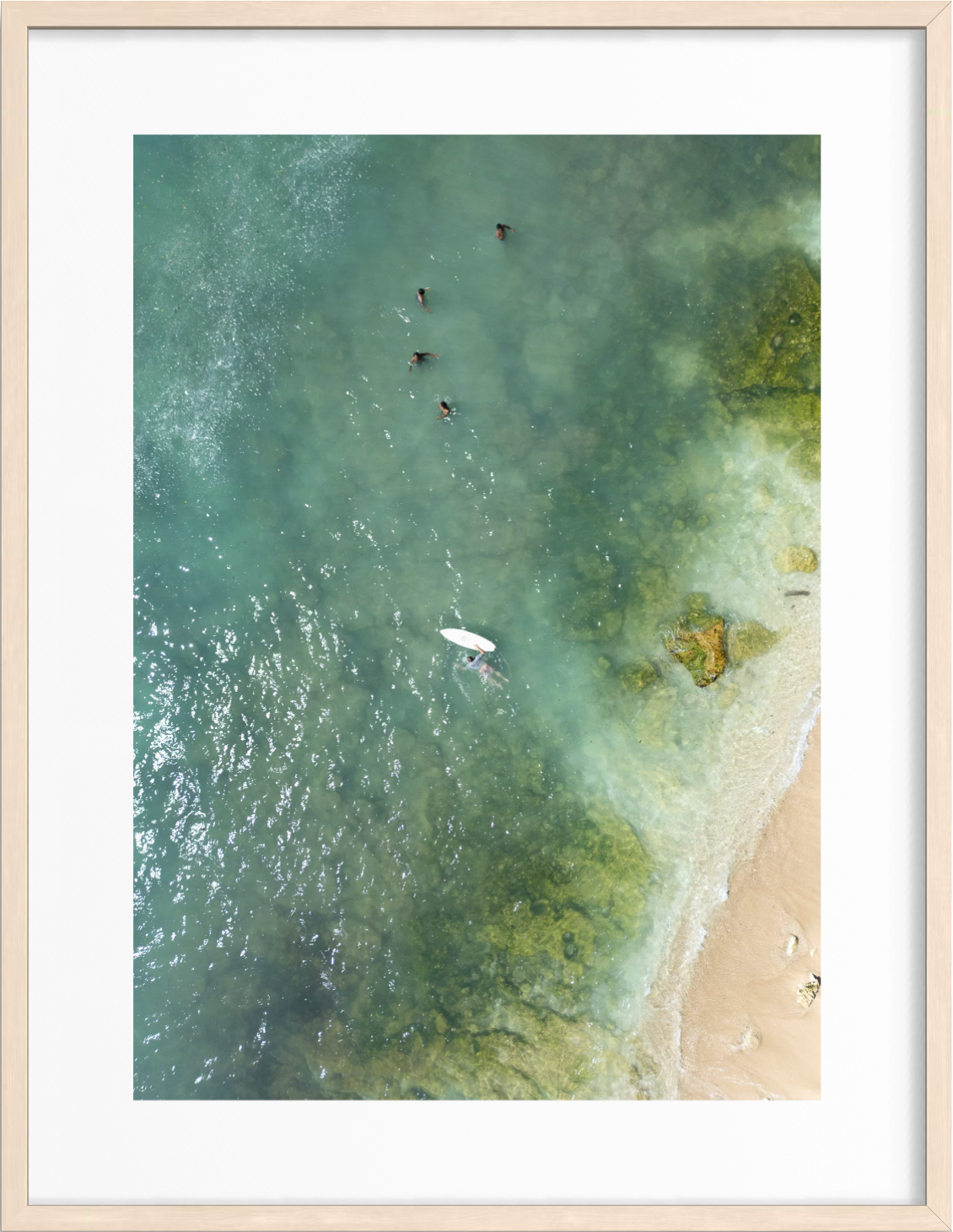Bingin Beach – Paddling Out Fine Art Print