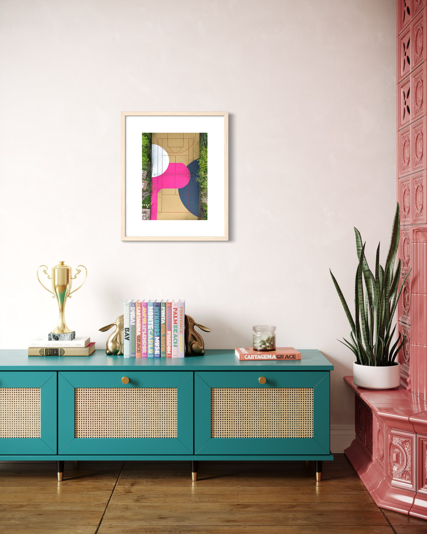 Court Colours – Blue Mountains Fine Art Print