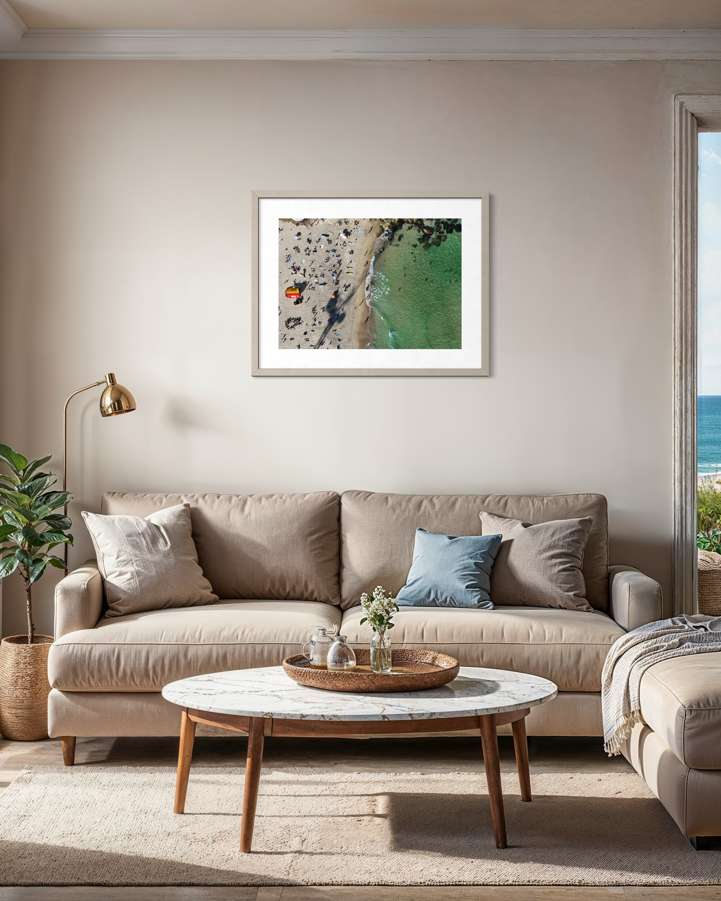Coogee Beach – Summer Crowd Fine Art Print