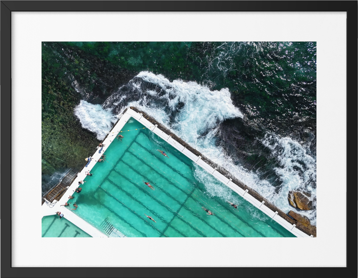 Bondi Icebergs – Aerial Fine Art Print