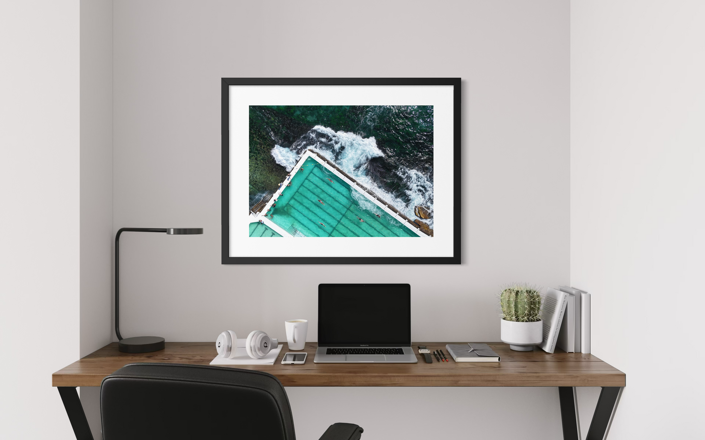 Bondi Icebergs – Aerial Fine Art Print