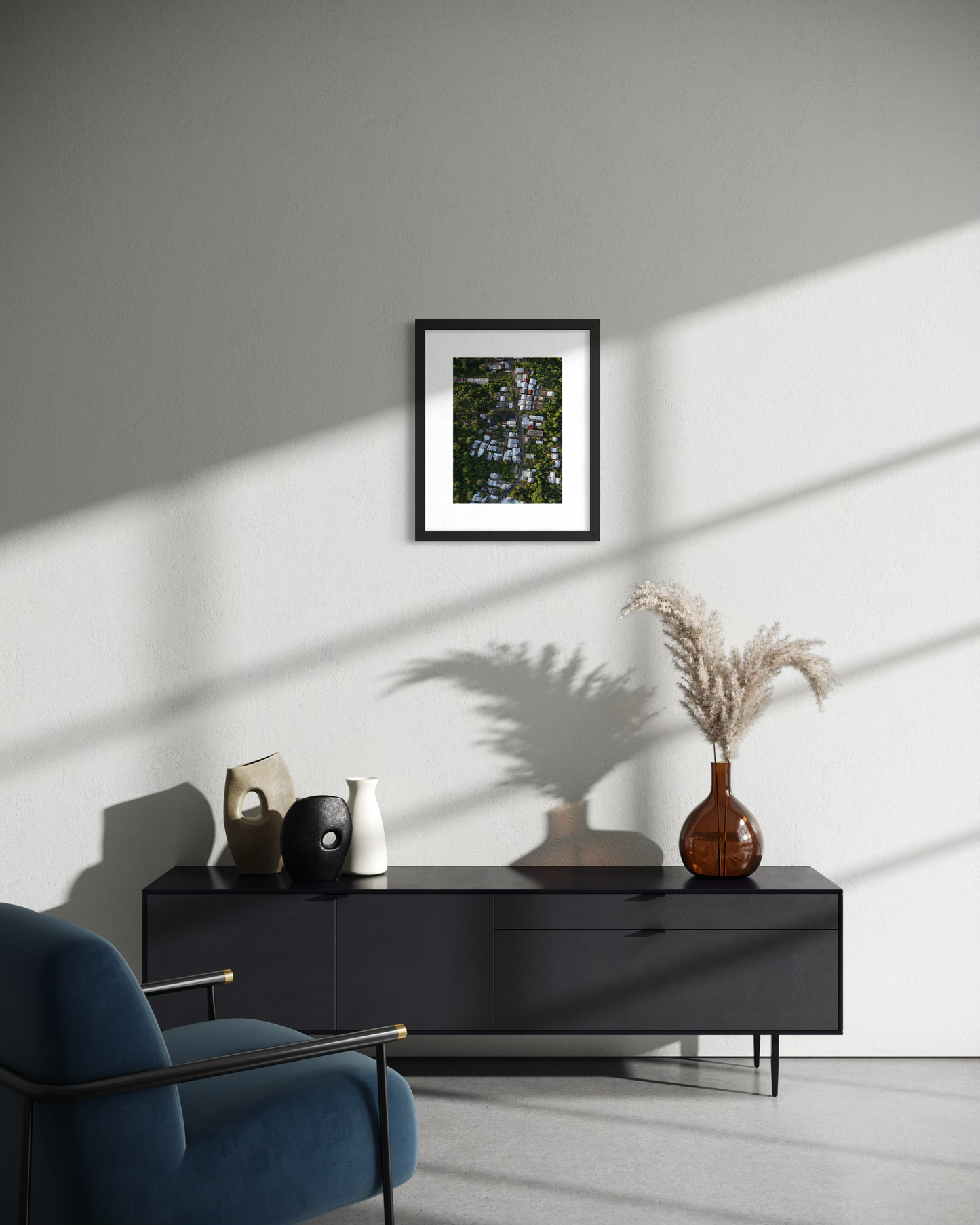Senaru Morning Lines Fine Art Print