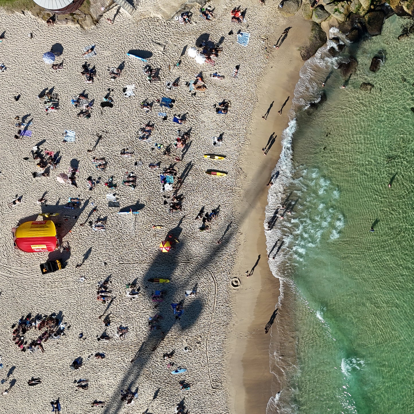 Coogee Beach – Summer Crowd Fine Art Print