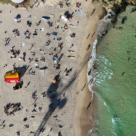 Coogee Beach – Summer Crowd Fine Art Print