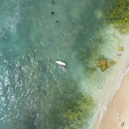 Bingin Beach – Paddling Out Fine Art Print
