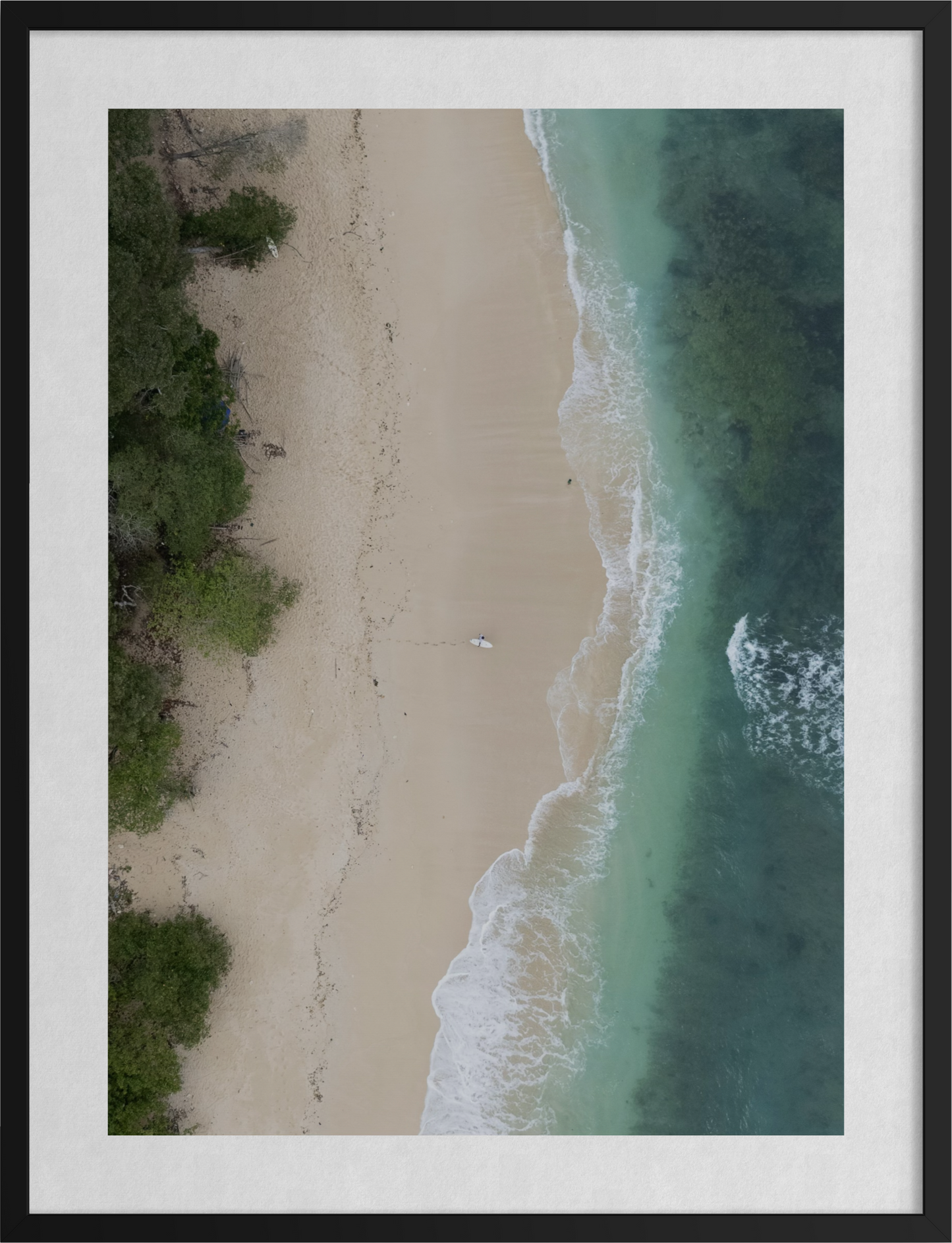 Tiger Tracks – Lone Surfer Fine Art Print