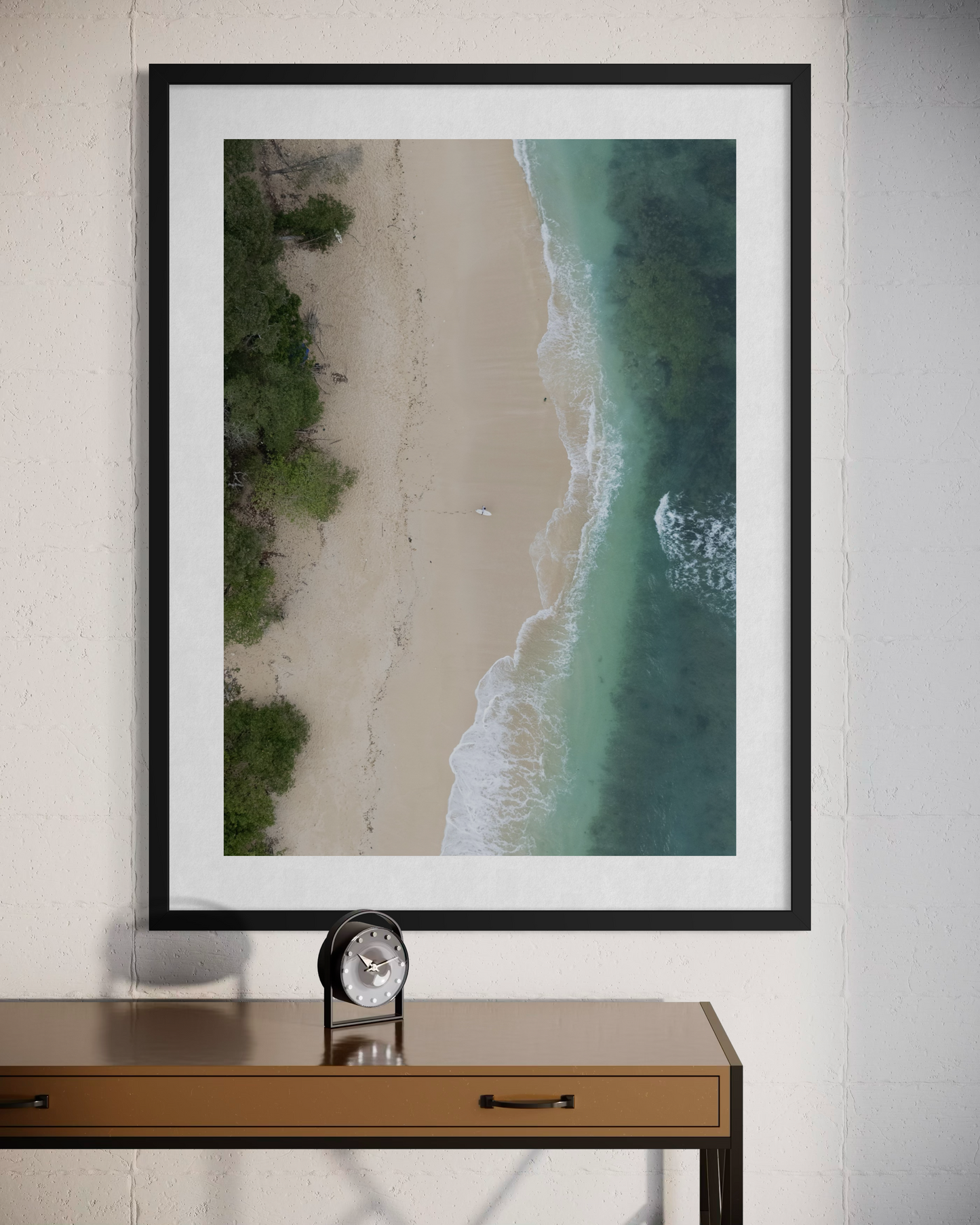 Tiger Tracks – Lone Surfer Fine Art Print