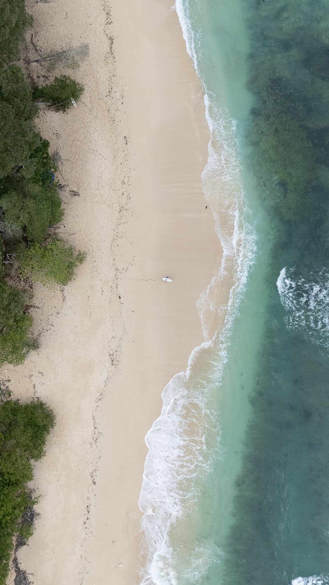 Main image Tiger Tracks – Lone Surfer Fine Art Print